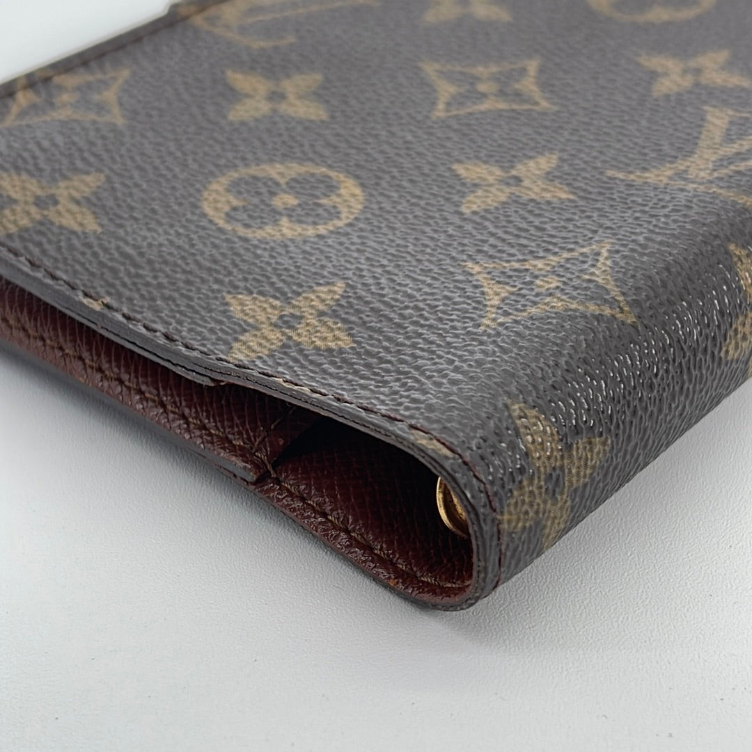 Couverture d'agenda pm cloth diary Louis Vuitton Brown in Cloth - 15742124