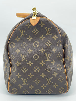 Travel bag Louis Vuitton Blue in Cotton - 35413355