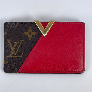 Preloved Louis Vuitton Monogram Canvas and Leather Kimono Card Case CA4126 031423