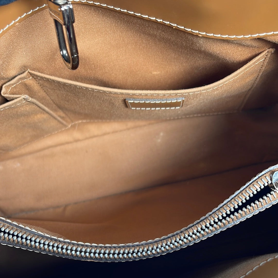 Passy cloth handbag Louis Vuitton Beige in Cloth - 28484390