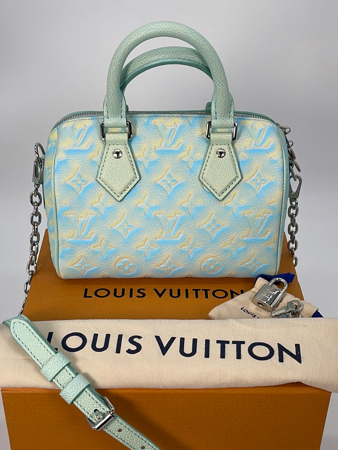 LIKE NEW) Limited Edition Louis Vuitton Monogram Speedy 20 Stardust E –  KimmieBBags LLC