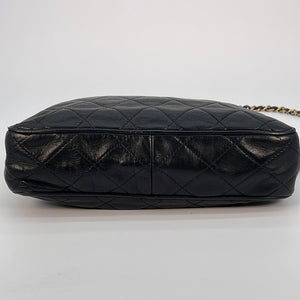 PRELOVED CHANEL Black Quilted Lambskin Tassel Chain Camara Bag 873678 033023 -$500 OFF