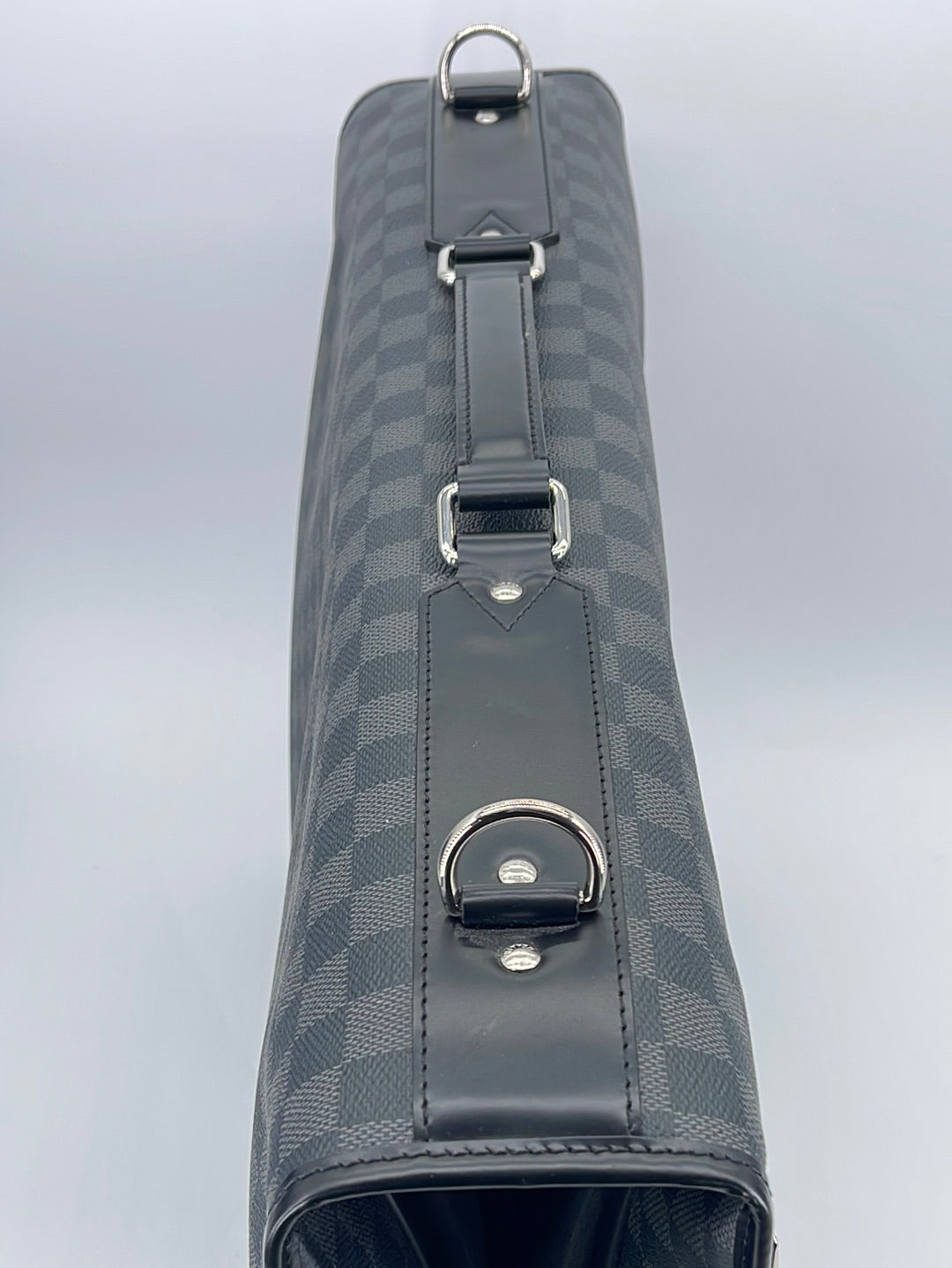 Louis Vuitton Roadster Damier Graphite travel bag 50 Dark grey Leatherette  ref.209231 - Joli Closet