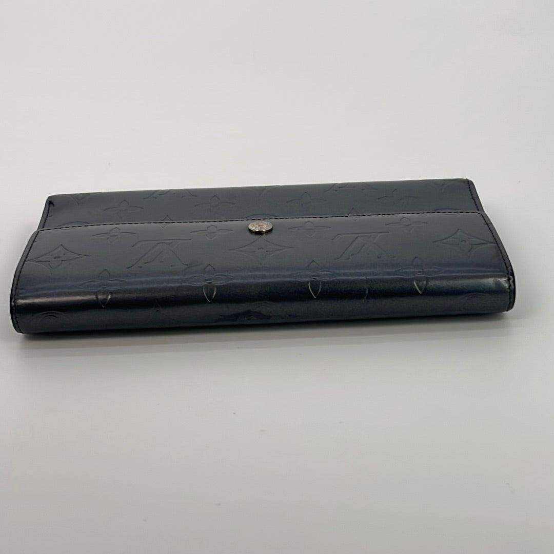 Vintage Louis Vuitton Grey Mat Monogram Porte Tresor International Trifold Long Wallet TH0092 121522