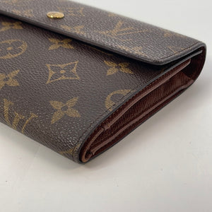 Louis Vuitton Monogram Porte Tresor Etui Papiers Trifold Wallet M61202  #5478P