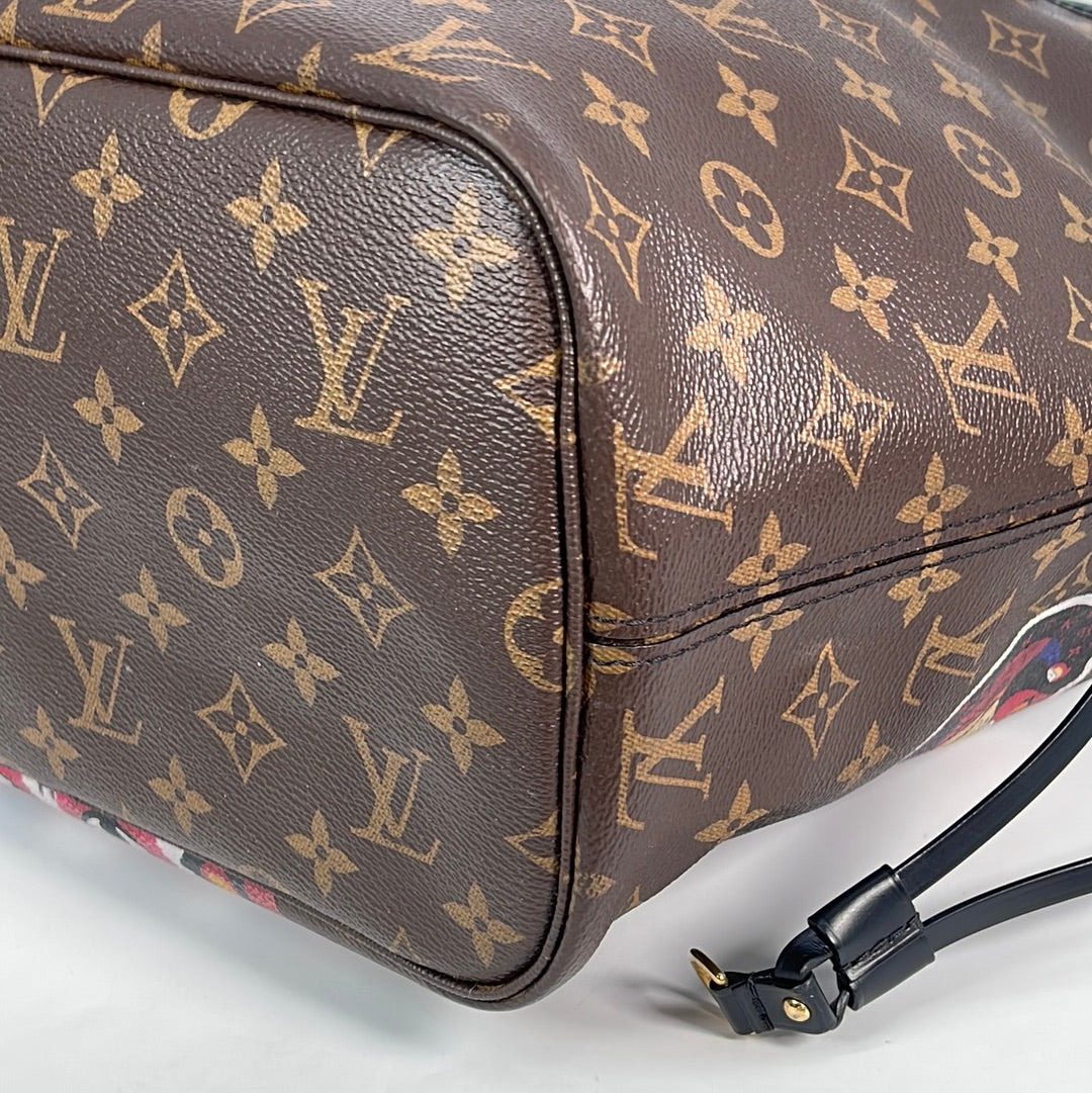 Preloved Louis Vuitton Limited Edition Kabuki Neverfull MM Tote Bag GI4137 011123