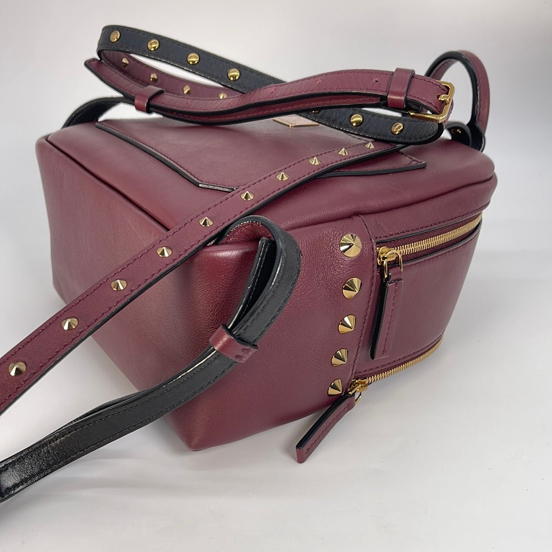 Preloved MCM Visetos Leather and Crystal Stud Backpack Z5819 051023 $1 –  KimmieBBags LLC