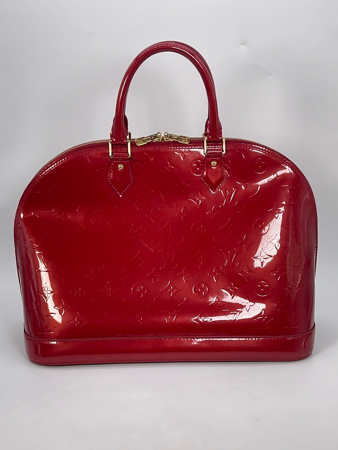Louis Vuitton Red Vernis Alma PM Bag ○ Labellov ○ Buy and Sell