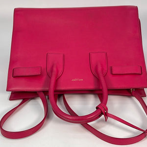 Preloved Saint Laurent Sac de Jour Hot Pink Leather Crossbody Bag 324823000926 011123.  ** DEAL *