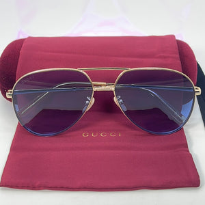 Preloved Gucci Aviator Sunglasses with Case 218 022223