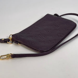 PRELOVED LOUIS VUITTON Monogram Empreinte Purple Leather Citadine PM Bag TS3121  012423
