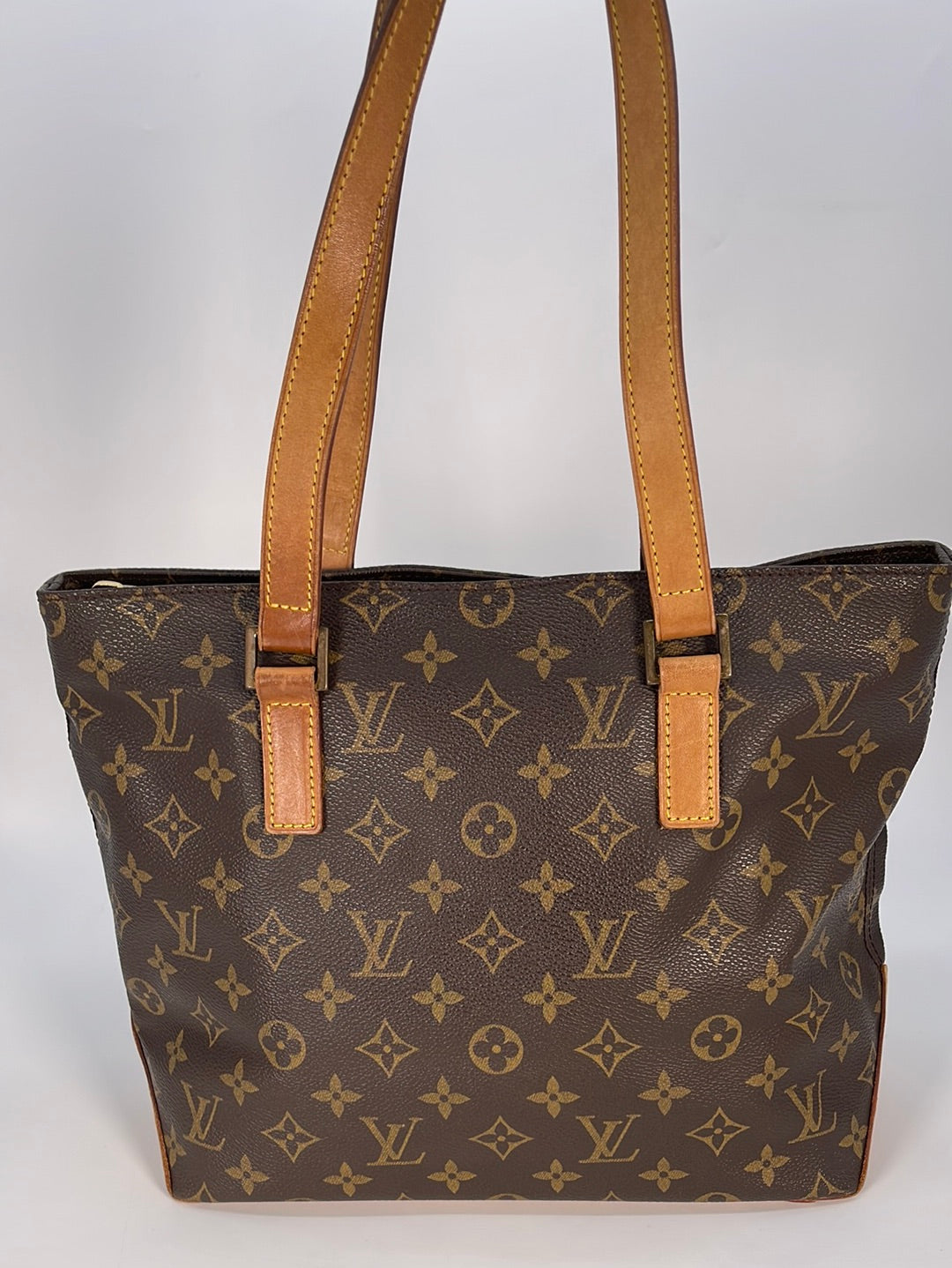 Louis Vuitton Piano Brown Canvas Tote Bag (Pre-Owned)