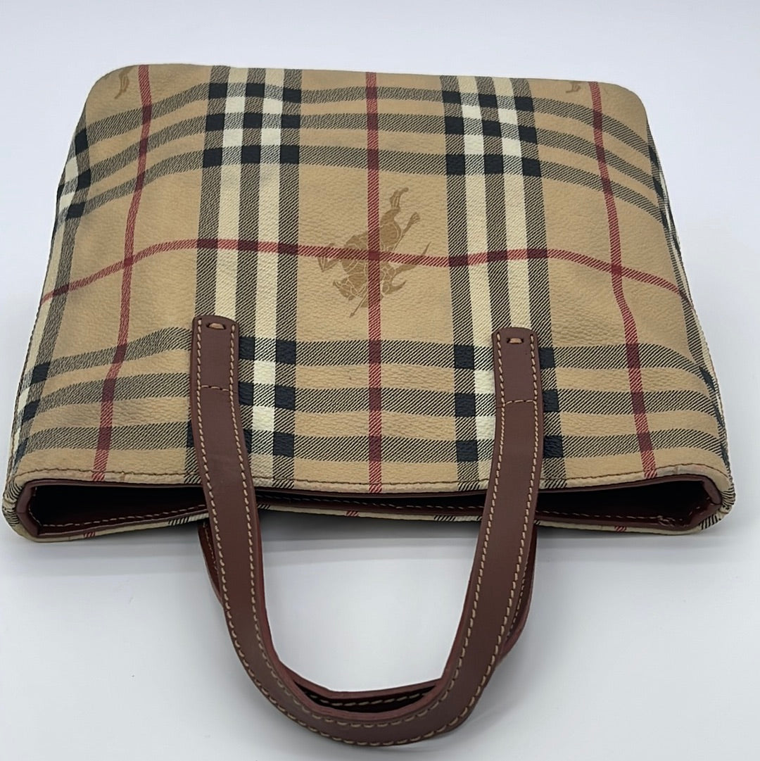 Burberry House Check Canvas Small Tote T0402 040223