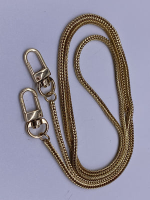 NEW Thin Chain Metal Purse Strap 43” - 2 Colors