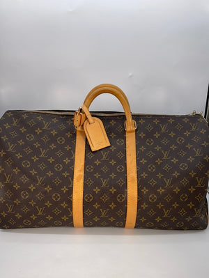 Fabulous Genuine LOUIS VUITTON Keepall / Duffle Bag - Amazing Patina -  Guaranteed Authentic Or 10X Money Back #1653106