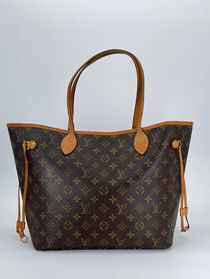 Preloved Louis Vuitton Monogram Neverfull MM Tote Bag AR0078