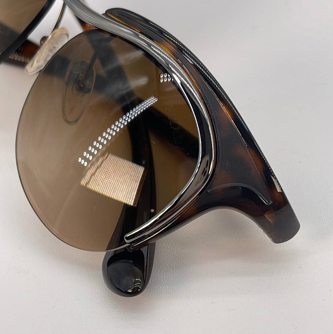 Preloved Prada Tortoise Sunglasses with Case 77 032423 $150 OFF LIVE SHOW
