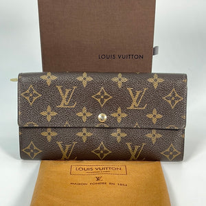 PRELOVED Louis Vuitton Monogram Sarah Wallet CT0078 011123