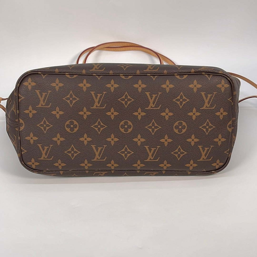 Louis Vuitton Lv neverfull bag monogram with red interior