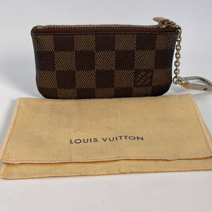 Preloved Louis Vuitton Damier Ebene Pochette Cles Coin Pouch CA1004 020323