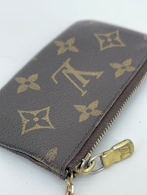 Louis Vuitton Monogram Pochette Cles Wallet Coin Purse