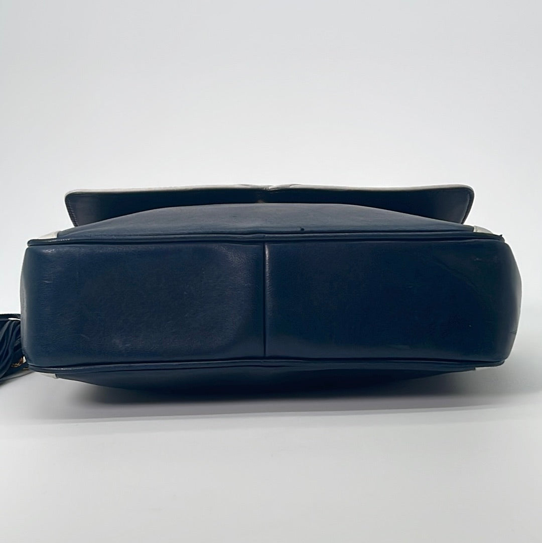 Chanel Vintage Matelassé Chain Leather Shoulder Bag & Wallet 