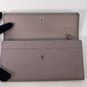 Preloved Louis Vuitton Lavender Epi Leather Sarah Wallet CA0091 020523
