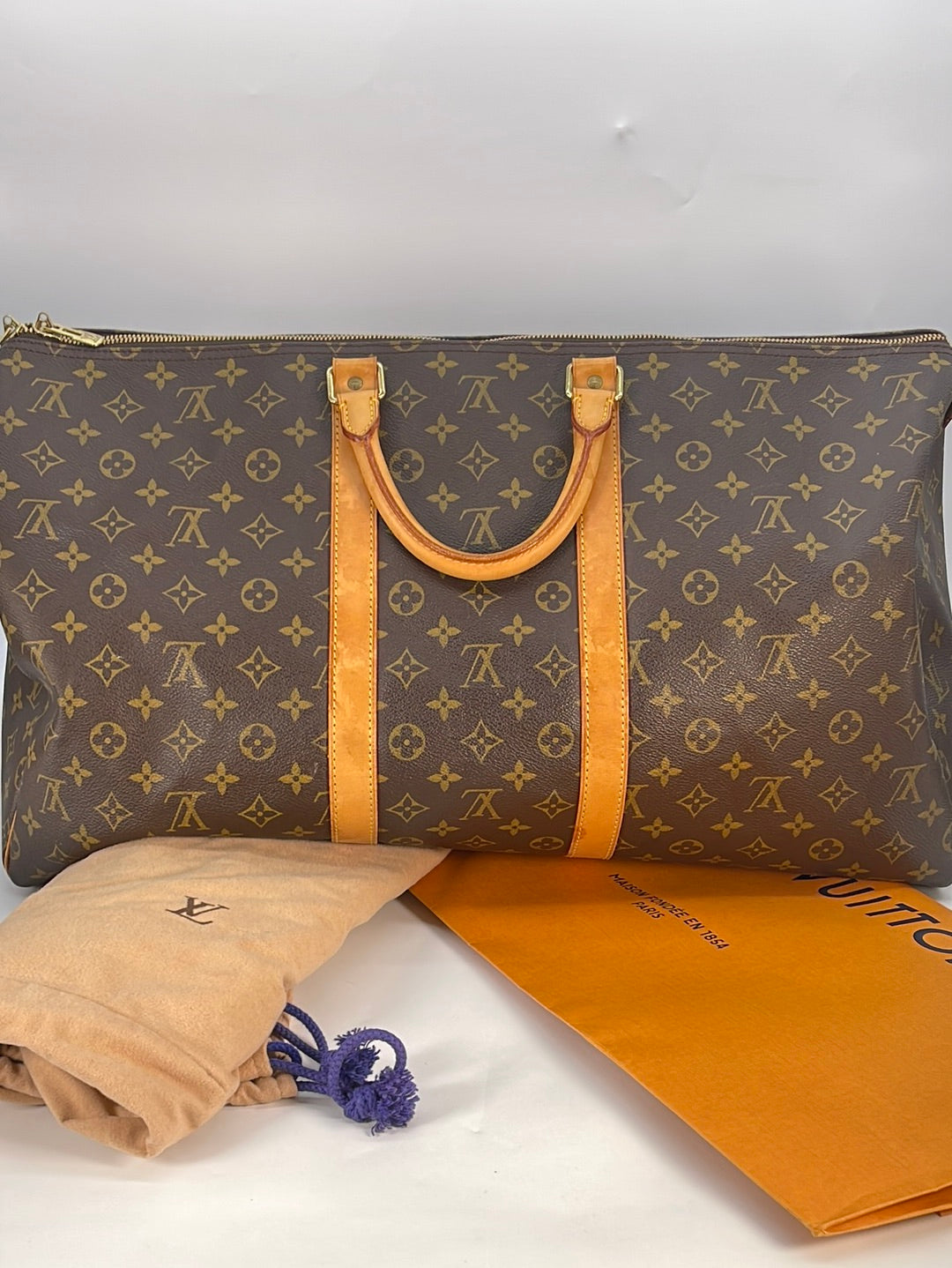 Louis Vuitton Monogram Sac Souple 55 Duffle Bag – The Don's Luxury