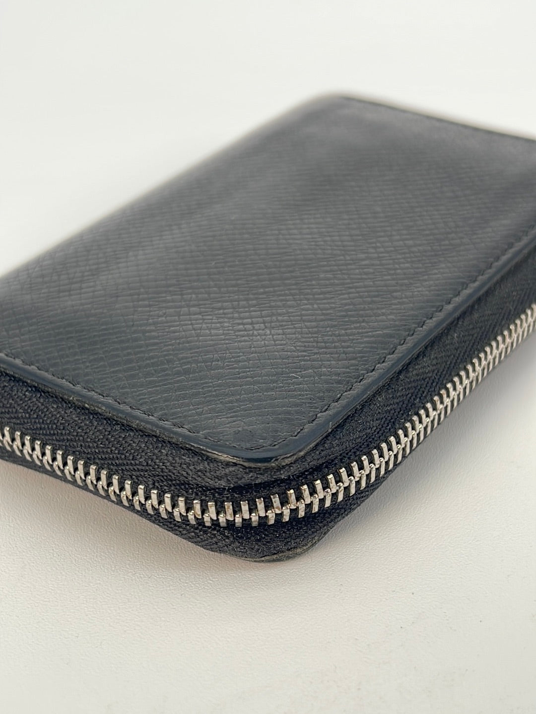 Louis Vuitton LV zippy wallet eclipse Grey Leather ref.563981