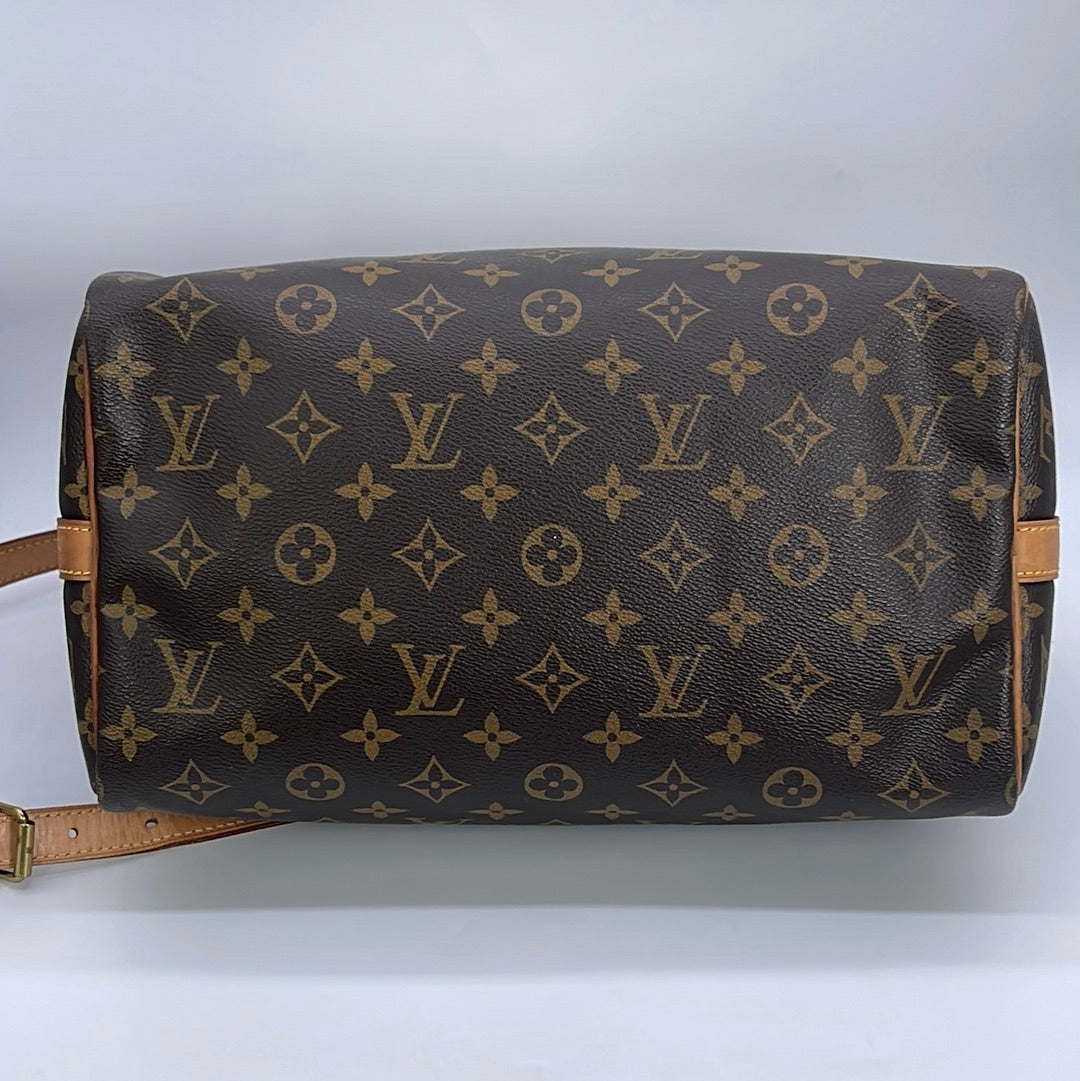 PRELOVED Louis Vuitton Monogram Speedy 30 Bandolier Bag MB2145 011423