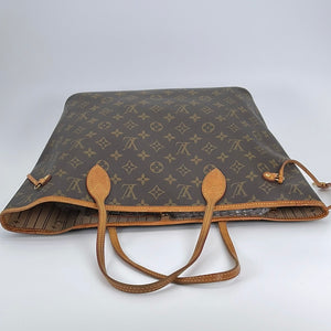 NTWRK - Preloved Louis Vuitton Monogram Neverfull MM Tote Bag (Tan Inte
