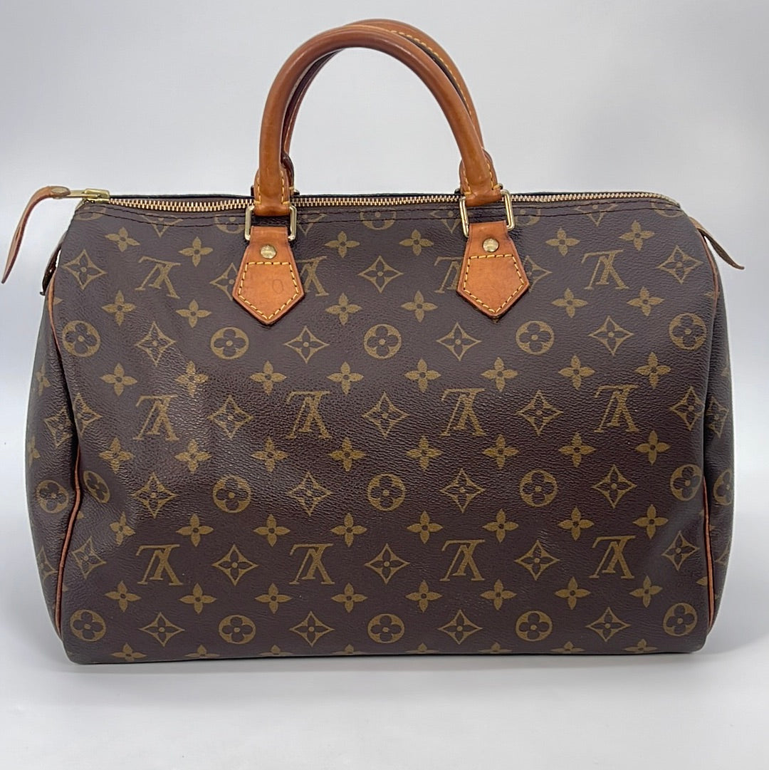 Louis Vuitton Speedy 35 Bags - How to Wear Louis Vuitton Speedy 35