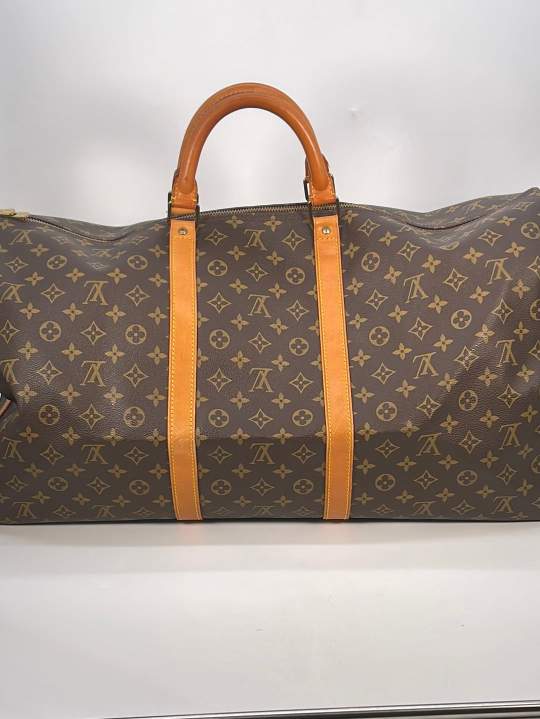 Vintage Louis Vuitton Keepall 60 Monogram Bandolier Bag 893FC 021023