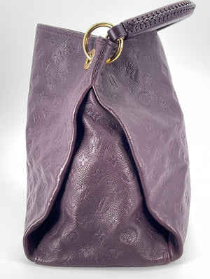 Louis Vuitton Purple Monogram Empreinte Leather MM Artsy Shoulder