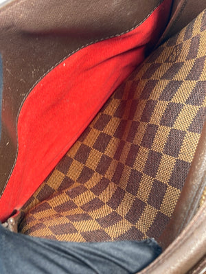 Louis Vuitton Brown Damier Ebene Triana Cloth ref.1018827 - Joli Closet