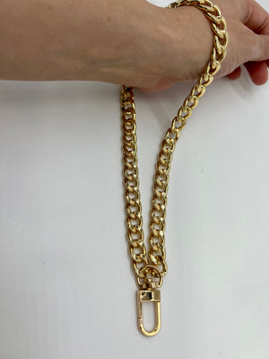 NEW WRISTLET THIN CHAIN SHORT CHAIN - 8.5" - 3 Colors: Gold,  Silver, Dark Steel 080923
