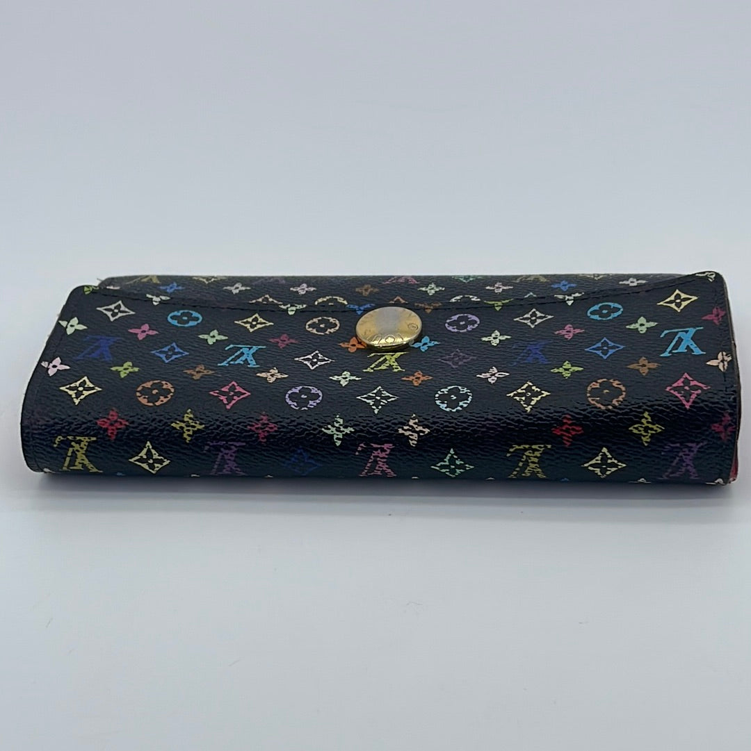 Louis Vuitton Multicolor Leather Overlay Bowl Wide By Patricia