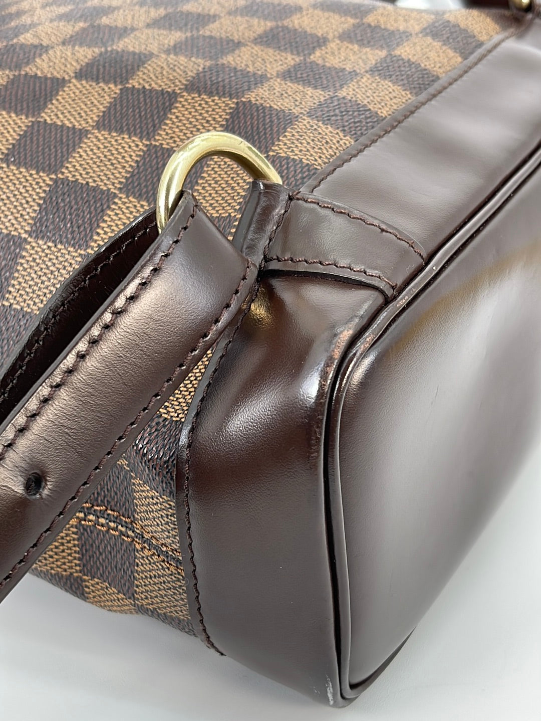 Louis Vuitton Damier Ebene Soho Backpack Leather ref.525127 - Joli