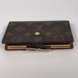 Vintage Louis Vuitton Wallet Brown Leather Made in France -  Israel