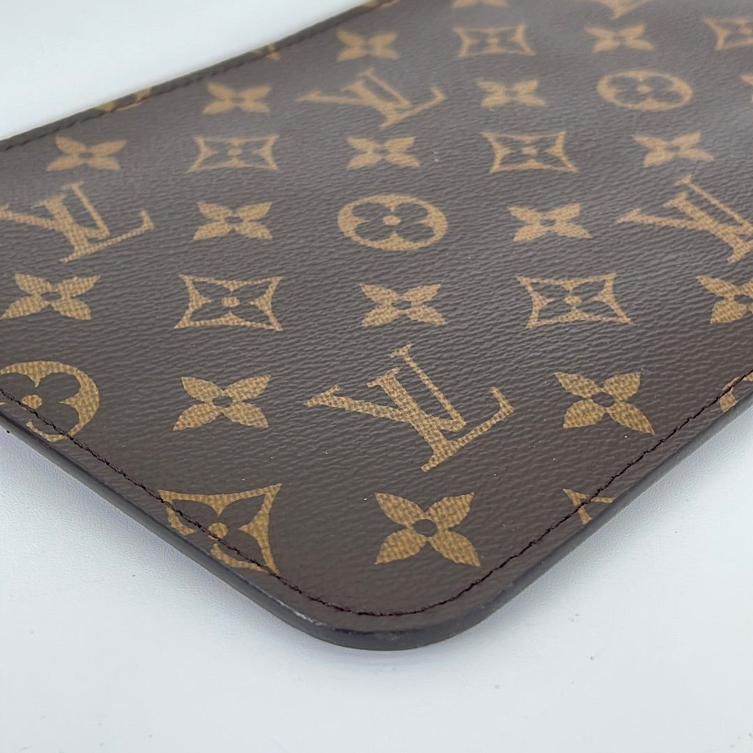 Preloved Louis Vuitton Monogram Neverfull GM Pouch with Hot Pink Inter –  KimmieBBags LLC