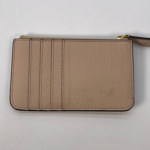 Preloved Fendi Biege Leather Compact Wallet 8AP161A91B208-8242 021023