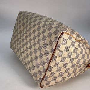 Preloved Louis Vuitton Damier Azur Speedy 30 Bag SP1016 082323 –  KimmieBBags LLC