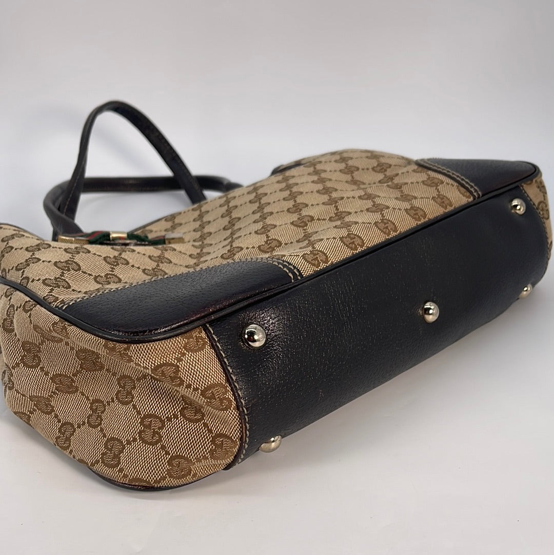 Vintage Gucci GG Canvas Princy Tote Bag 1638052123 020323