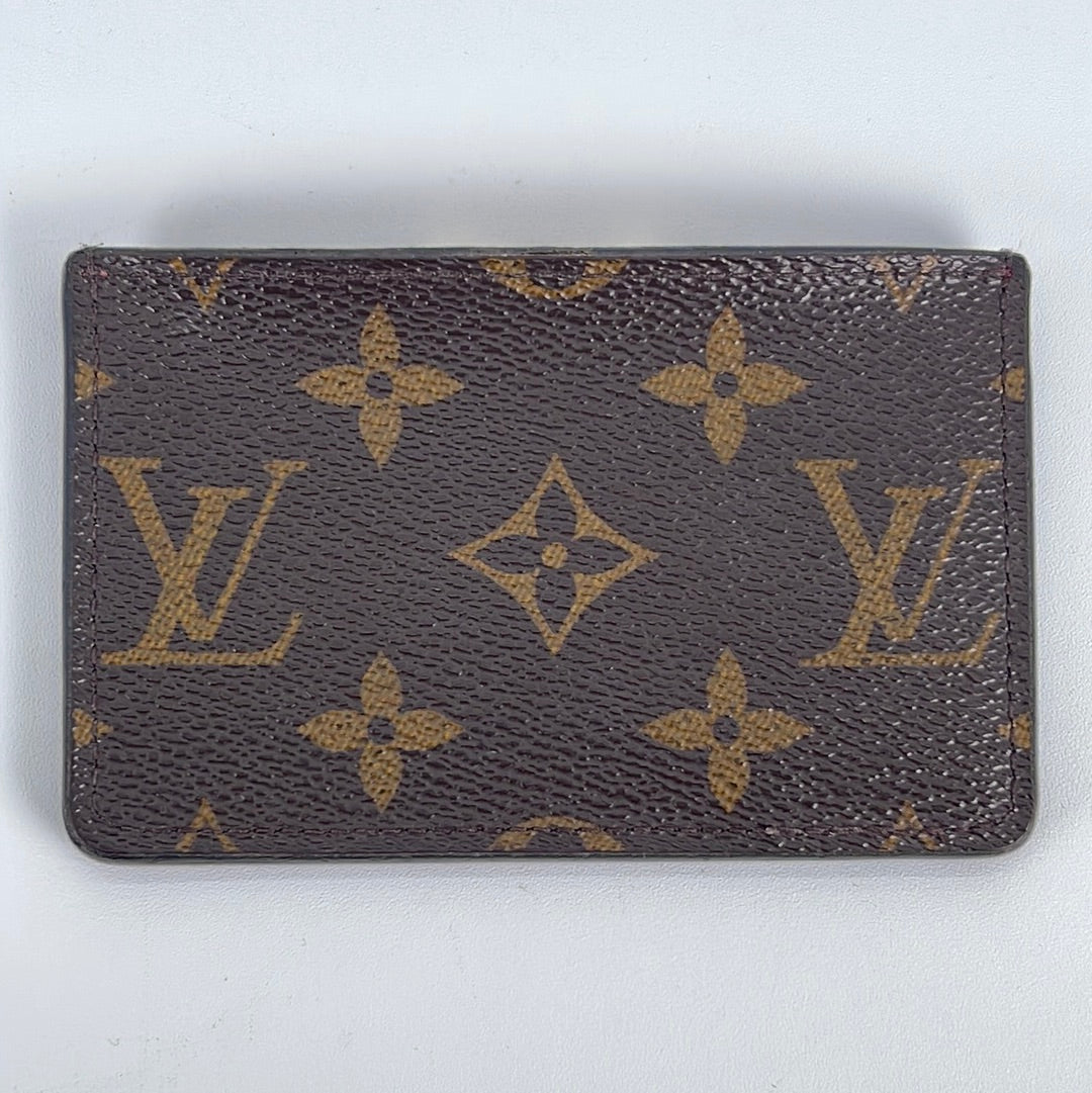 Preloved Louis Vuitton Monogram Canvas and Leather Kimono Card Case CA4126 031423