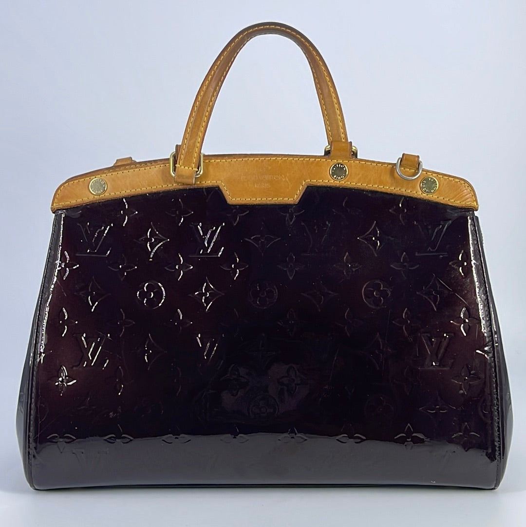 PRELOVED Louis Vuitton Red Alma BB Monogram Vernis Leather Crossbody B –  KimmieBBags LLC