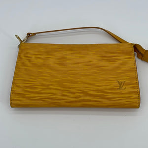 Louis Vuitton Vintage Louis Vuitton Pochette Accessories Yellow Epi