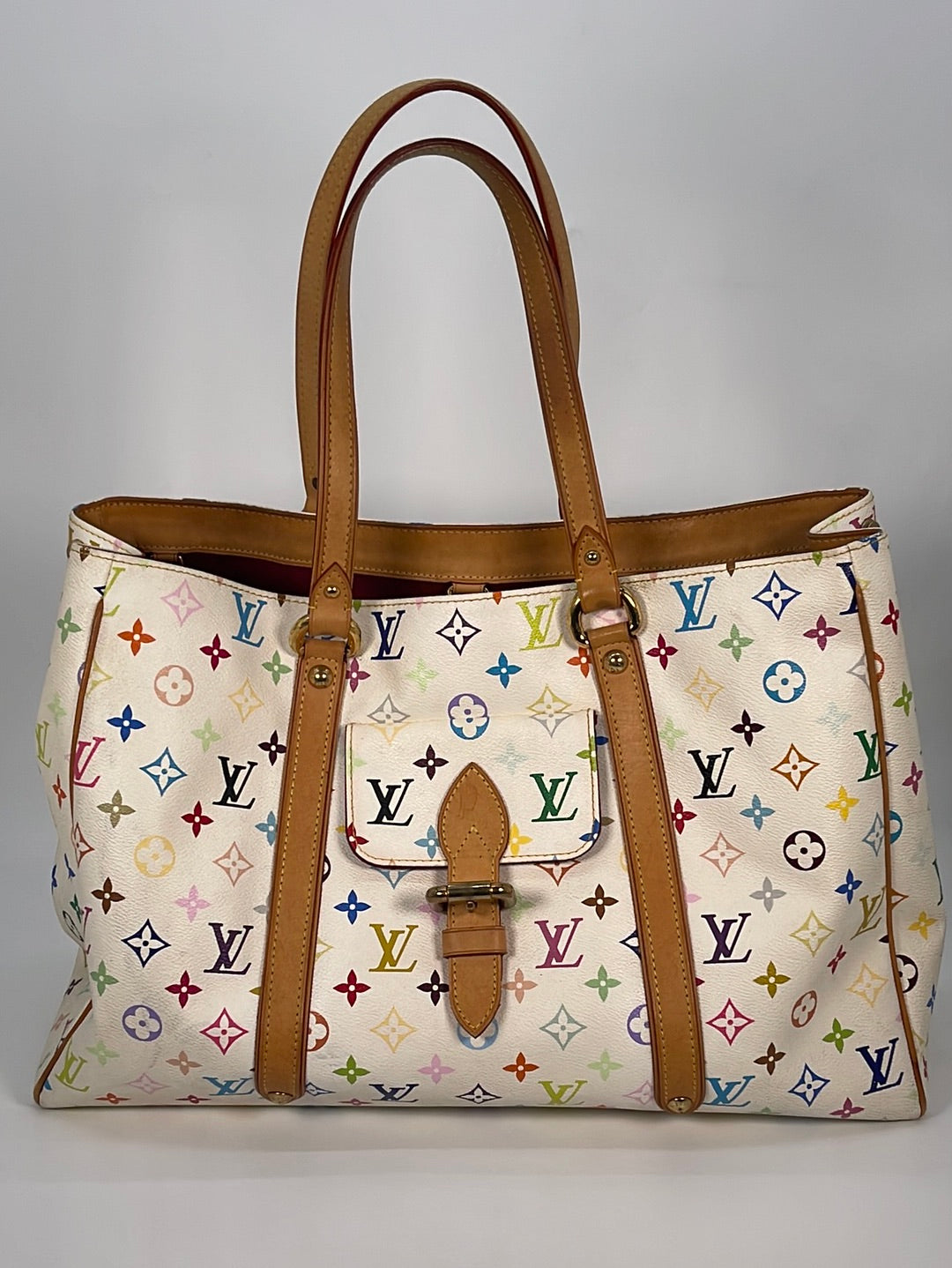 Louis Vuitton, Bags, Sold Louis Vuitton Multicolor Alma Gm