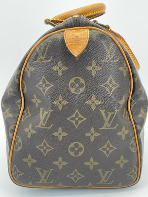 PRELOVED Louis Vuitton Damier Ebene Speedy 30 Bag SP0016 080123 $100 O –  KimmieBBags LLC