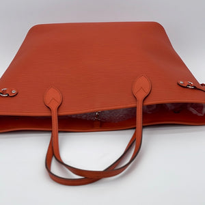 Preloved Louis Vuitton Orange Epi Leather Neverfull MM Tote Bag SR2153 051923 -