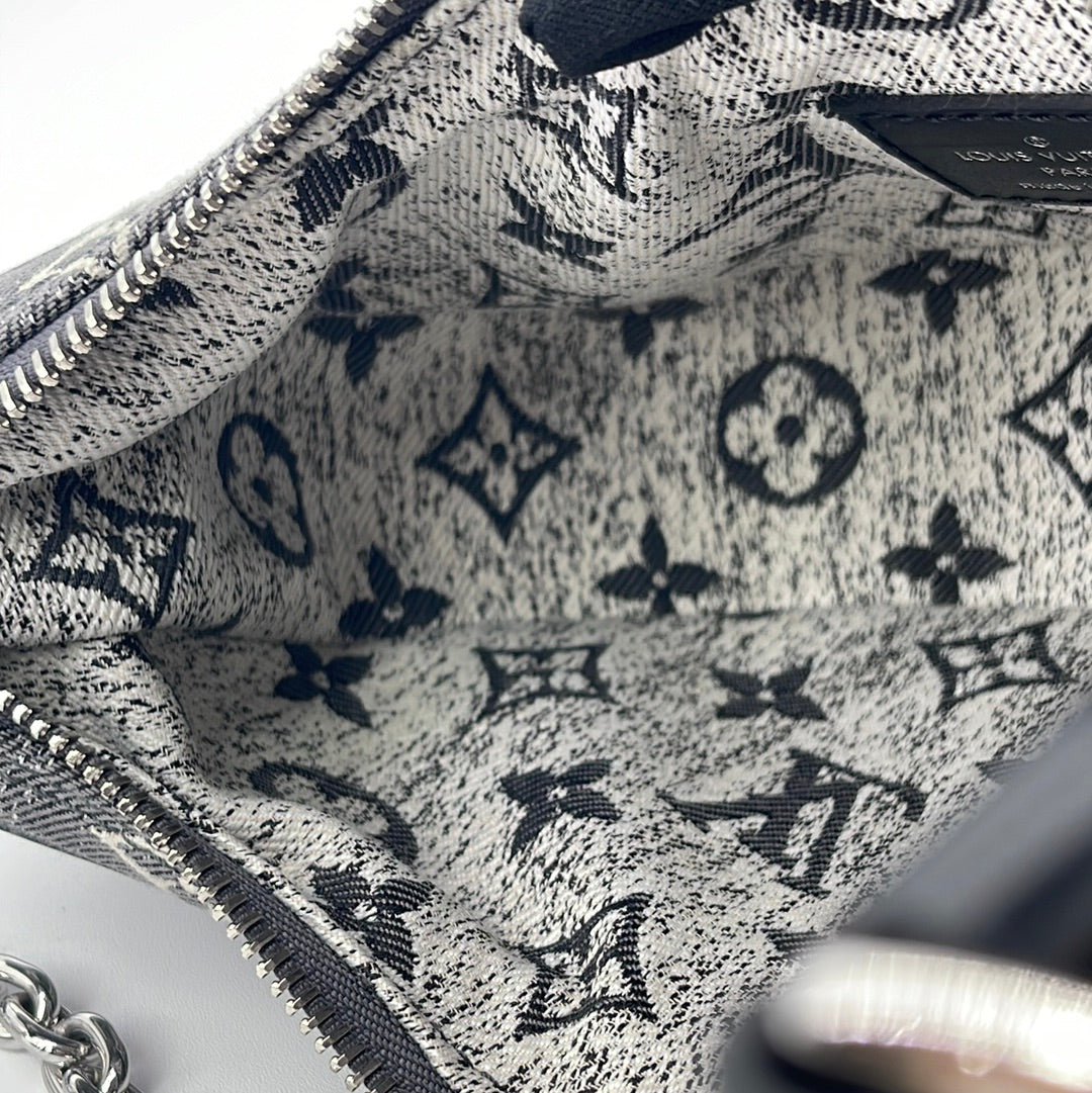 Louis Vuitton Loop Grey Monogram Denim